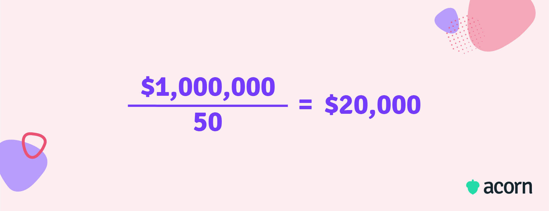 Profit per employee $1,000,000/50 = $20,000